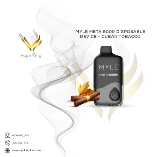 MYLE-META-BOX-DISPOSABLE-DEVICE-5000-PUFFS- CUBANT-TOBACCO